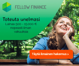 Fellow Finance: Tiesitkö, Että Voit Saada Yksityiseltä Lainaa Alk. 24€/kk? 