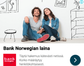 Bank Norwegian laina pari
