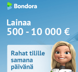 Bondora.fi: Tarjous 1 Min. Ja Rahat Heti Tilille | Bondora.fi